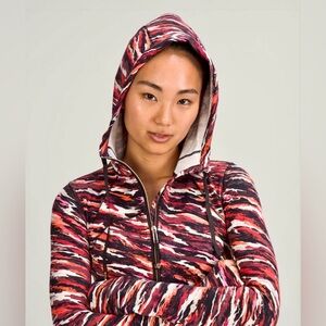 Lululemon Tiger Tide Smoky Red Multi Lunar New Year Hooded Define Jacket Nulu